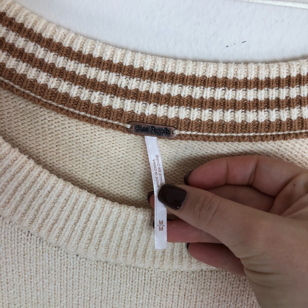 NWT Free People Street Fair Tunic Sweater - Picture 9 of 10